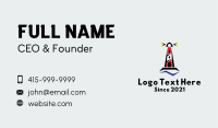 Lighthouse Coastal Beacon  Business Card Image Preview