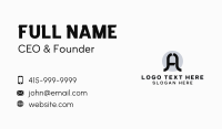 Generic Studio Letter FA Business Card Design
