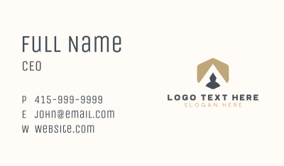 Creative Professional Letter A Business Card Image Preview