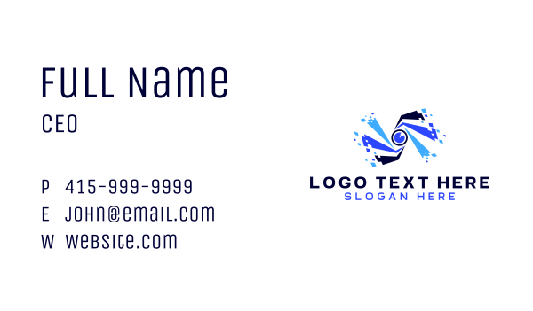 Eye Pixel Software Business Card Design Image Preview