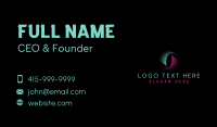 Digital Cyber Network Business Card Design