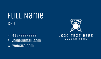White Washing Machine  Business Card Image Preview