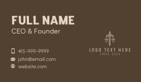 Law Firm Scale Sword Business Card Design