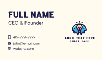 Genius Human Light Bulb Business Card Image Preview