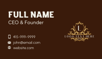 Luxury Crown Crest  Business Card Image Preview