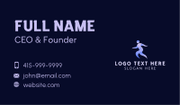 Runner Sprint Athlete Business Card Image Preview