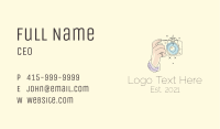 Pastel Camera Line Art  Business Card Image Preview