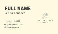 Pastel Camera Line Art  Business Card Preview