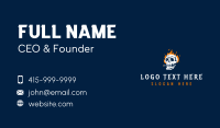 Skull Smoking Fire Business Card Image Preview