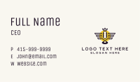 Crown Wings Podcast Streaming Business Card Image Preview