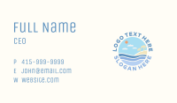Sea Island Getaway Business Card Image Preview