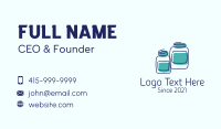 Jar Storage Container  Business Card Image Preview