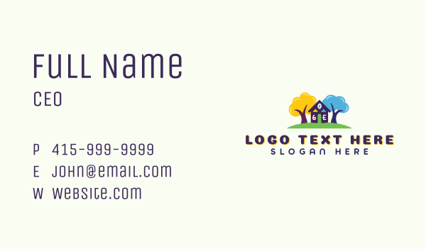 Preschool Learning Daycare Business Card Design Image Preview