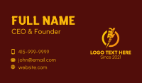 Thunder Burger Restaurant Business Card Image Preview