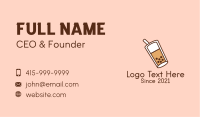 Pearl Milk Tea Drink Business Card Image Preview