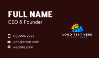 Solar Power Electronics Business Card Design