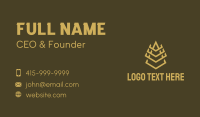 Minimalist Pyramid Tower Business Card Image Preview