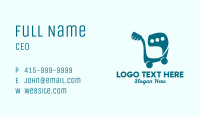 Shopping Cart Message  Business Card Image Preview