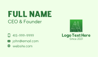 Green Carpentry Ladder Business Card Image Preview