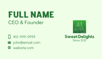 Green Carpentry Ladder Business Card Image Preview