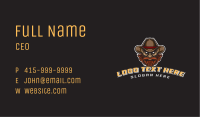 Western Cowboy Gaming Business Card Image Preview