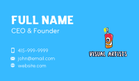 One Eyed Spray Can Business Card Image Preview