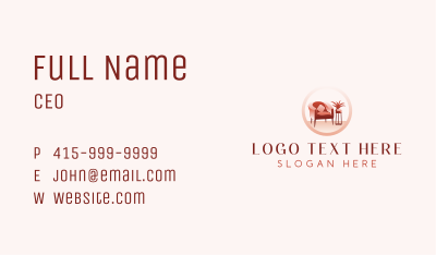 Lounge Furniture Decor Business Card Image Preview