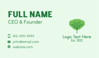 Tree Plant Park  Business Card Image Preview