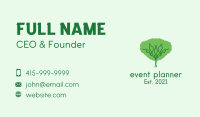 Tree Plant Park  Business Card Image Preview