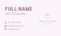Nature Leaf Letter  Business Card Image Preview