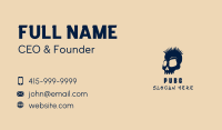 Punk Skull Rock Band Business Card Image Preview