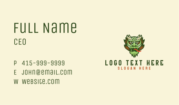 Chinese Dragon Mascot Business Card Design Image Preview