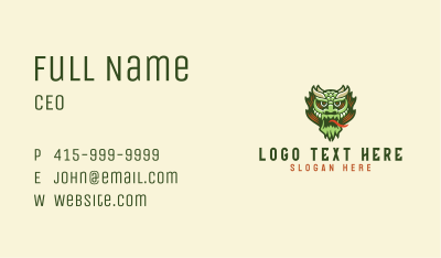 Chinese Dragon Mascot Business Card Image Preview