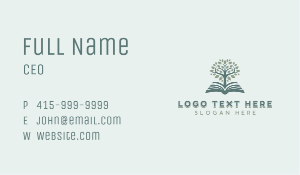 Tutoring Review Center Business Card Design Image Preview