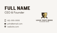 Grizzly Bear Soccer Badge Business Card Image Preview
