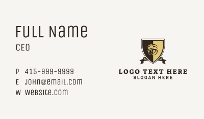 Grizzly Bear Soccer Badge Business Card Image Preview