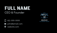 Sports Car Auto Shield Business Card Image Preview