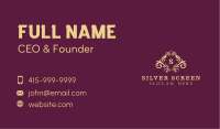 Crown Ornamental Lettermark Business Card Image Preview