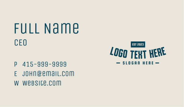 Curved Business Store Business Card Design Image Preview
