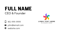 Corporate Business Agency Arrows Business Card Image Preview