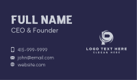 Generic Whirl Swoosh Letter P Business Card Image Preview