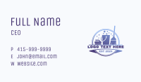 Housekeeper Clean Sanitation Business Card Image Preview