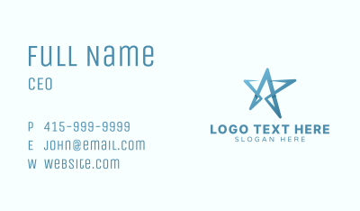 Business Company Star Business Card Image Preview