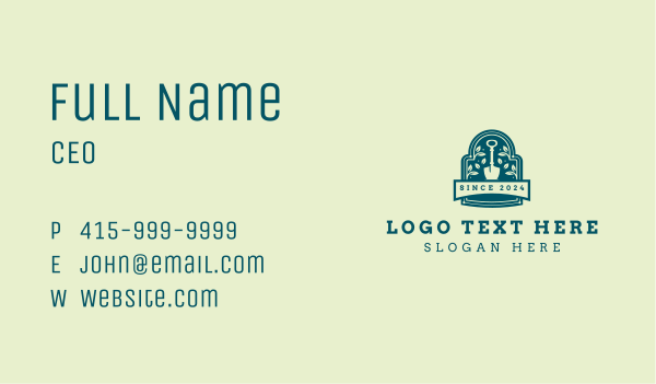 Landscaping Garden Shovel Business Card Design Image Preview