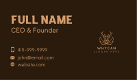 Wing Antler Buck Business Card Image Preview