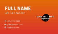 Generic Business Blob Business Card Image Preview