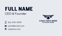 Kettlebell Wings Gym Business Card Image Preview