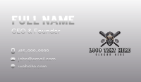 Skull Gangster Thug Business Card Preview