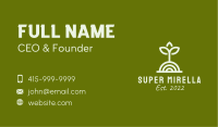 Garden Seedling Plant  Business Card Image Preview