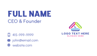 Triangle Motion Letter Business Card Image Preview